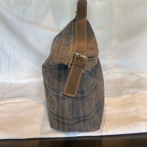 Dooney & Bourke Brown Shoulder Bag with Leather Strap - Picture 3 of 8